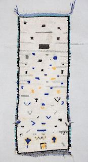 Moroccan Pile Carpet: 2'5" x 6'4" (74 x 193 cm)