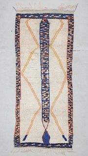 Moroccan Pile Carpet: 3'3" x 7'9" (99 x 236 cm)