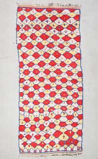 Moroccan Pile Carpet: 4'2" x 9'3" (127 x 282 cm)