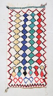 Moroccan Pile Carpet: 3'7" x 6'9" (109 x 206 cm)