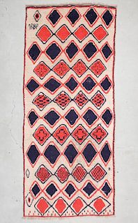 Moroccan Pile Carpet: 4'4" x 10' (132 x 305 cm)
