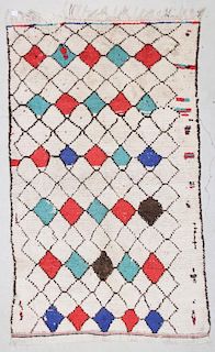 Moroccan Pile Carpet: 4'10" x 8' (147 x 244 cm)
