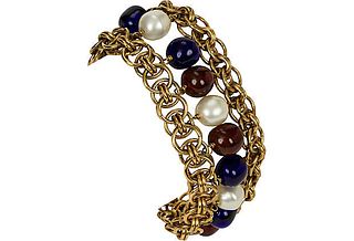 1970s Chanel  Gripoix Bracelet