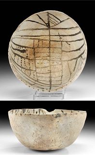 Exhibited Anasazi Pottery Tadpole Bowl