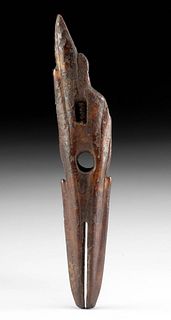 Ancient Alaskan Bering Sea Bone or Antler Harpoon Tip
