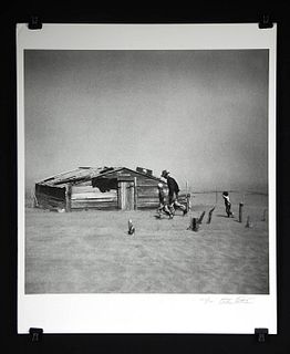 Iconic Signed Arthur Rothstein Photo, Dust Storm (1936)