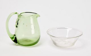 Two Early Glass Items