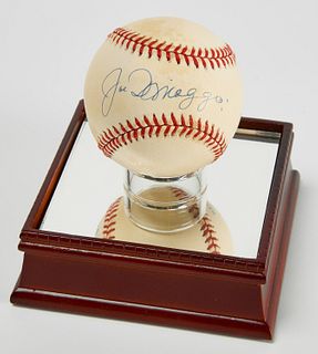 Signed Baseball - Joe Dimaggio