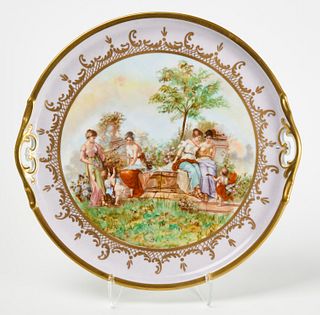 Royal Vienna Painted Porcelain Platter