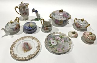 Lot of Fancy Dishes and One Figurine