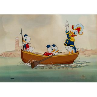 Limited Edition Disney Animation Art Donald Duck Sea Scouts