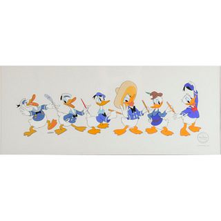 Limited Edition Animation Cel Donald Through The Years