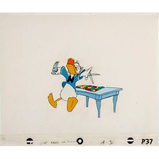 Vintage Disney Animation Cel, Donald Duck