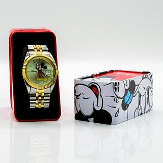 Disney Two-Tone Metal Mickey Mouse Watch