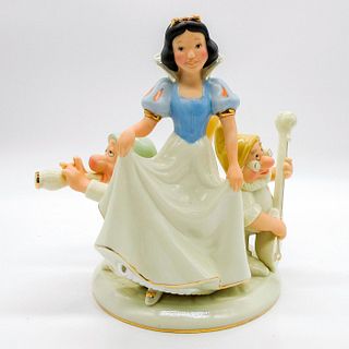 Lenox Candlestick Holder, Snow White and the Seven Dwarfs