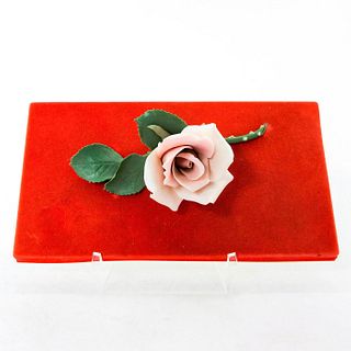 Big Rose on Plaque 1011096 - Lladro Porcelain Decor