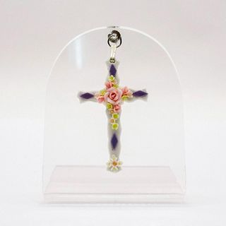 Cross of Lillies 1001659 - Lladro Porcelain Decor