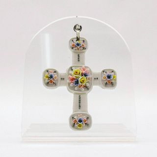 Floral Cross 1001649 - Lladro Porcelain Decor