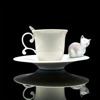 Springtime Pals Cup and Saucer 1006047 - Lladro Porcelain Decor