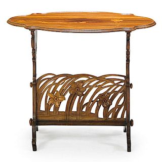 EMILE GALLE Art Nouveau jonquil table