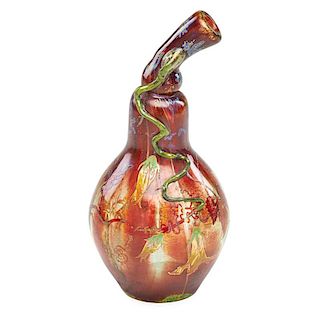 VALLERYSTHAL Rare gourd vase