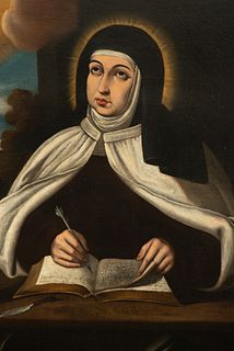 Saint Teresa of Ãvila, Spanish school of the 17th century