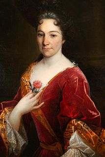 Important Portrait of a Lady, French school of the 18th century