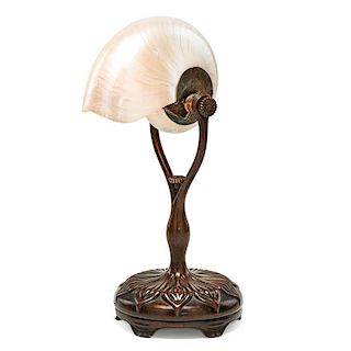 TIFFANY STUDIOS Nautilus table lamp