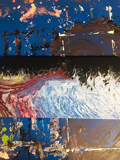 Tsunami,  J Seitz, Acrylic on Canvas