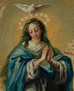 Immaculate Virgin, school of Vicente LÃ³pez PortaÃ±a, Spanish school from the end of the 18th century