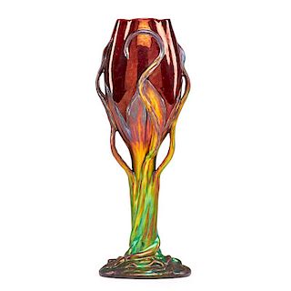 ZSOLNAY Large tulip vase