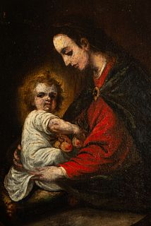 Virgin with Child, Flemish school of the 17th century