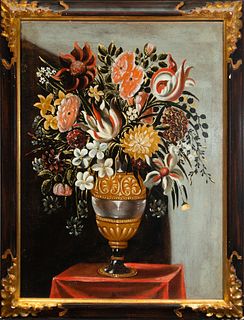 Pair of Still Life Flowers, Northern Italian School, 17th century