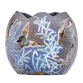 JEROME MASSIER Glazed ceramic vase