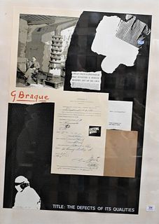 R.B. Kitaj (American, 1932 - 2007), "The Defects of It's Qualities", serigraph, edition 15/70, pencil signed and numbered lower left, having Barry Wei