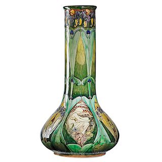 CASSANDRA WALKER; DELLA ROBBIA Exceptional vase