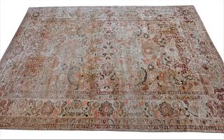 Oushak Oriental Carpet, 11' 8" x 16'.