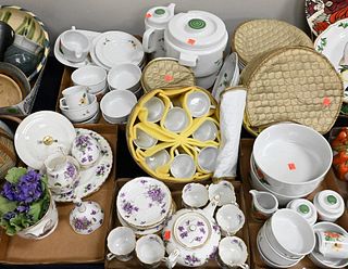 74 Piece Kaiser Lauriane Set of German China, along with a tea set. Provenance: Collections of Norma Reilly, New Jersey.