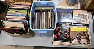 Table Lot of Records, to include mostly classical, and 70's records.