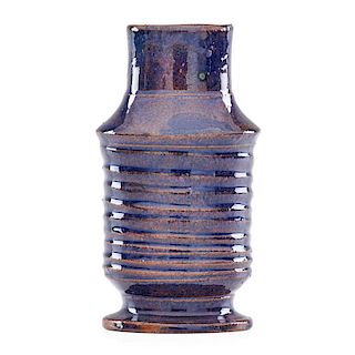 GEORGE OHR Cabinet vase, purple glaze