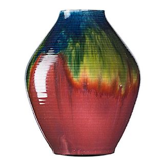 ATWOOD & GRUEBY Rare large vase