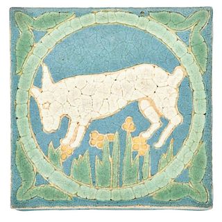 GRUEBY Tile with goat