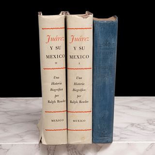 Libros sobre Juárez. Juárez y su México / El Verdadero Juárez y la verdad sobre la intervención y el imperio. Piezas: 3.