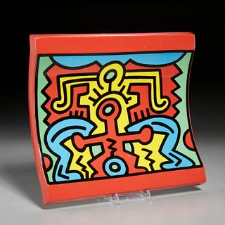 Keith Haring, No. 2 Spirit of Art ceramic plaque