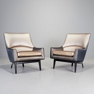 Jens Risom, pair A-Chairs