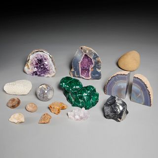 Geode and mineral specimen collection