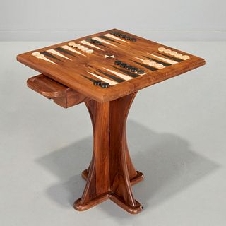 Don Shoemaker (style) backgammon games table