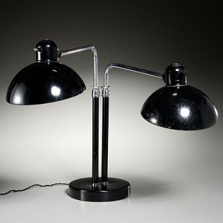 Christian Dell, double Dell table lamp