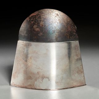Bo Parkvall, sterling and steel lidded box