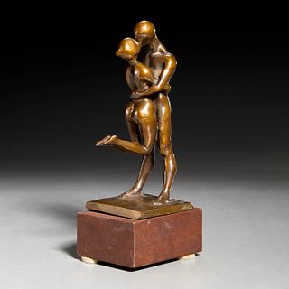 George Gach, unique bronze sculpture, 1978